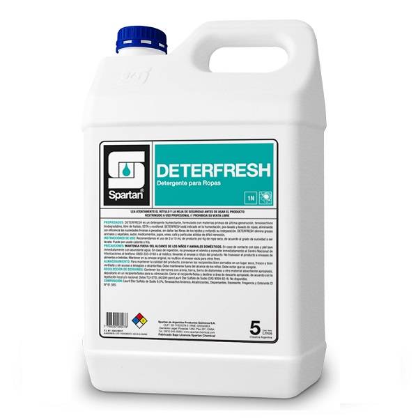 Deterfresh 5 Litros Detergnte Ropa Dilcion 3 Al 5%