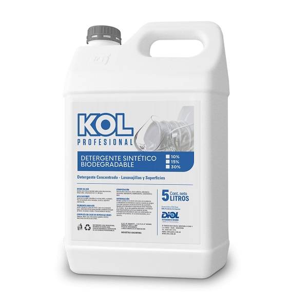 Detergente 30% Kol Concentrado X5 Litros nueva Formula