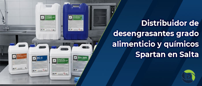 Distribuidor de desengrasantes grado alimenticio y químicos Spartan en Tucumán