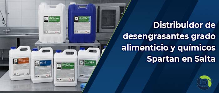 Distribuidor de desengrasantes grado alimenticio y químicos Spartan en Salta