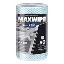 Maxwipe Multiuso Np Rollo 80 Paños Azul (6392)