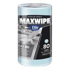 Maxwipe Multiuso Np Rollo 80 Paños Azul (6392)