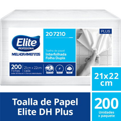 Toalla Intercalada Dh 200 H X12 | 21X22 Cm | Elite | Ref. Fab: 6194