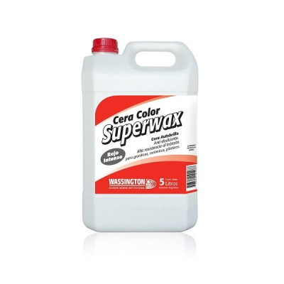 Superwax Cera Autobrillo Rojo Intenso 5 L | Dilución: Uso Directo