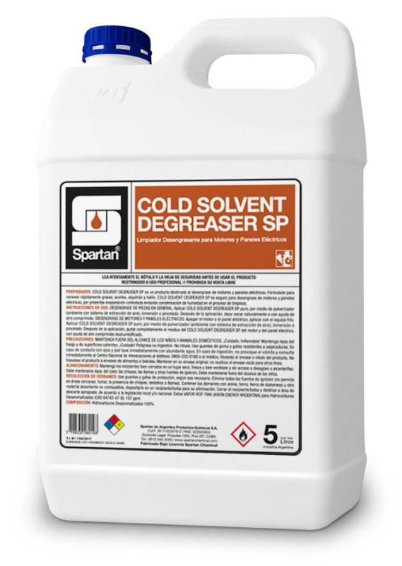 Spartan | Cold Solvent Degreaser Sp X 5Lt | 5 L