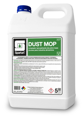 Spartan | Dust Mop Limpiador Secuestrante Polvo Base Acuosa Industria Alimentar… | 5 L | Uso: Puro