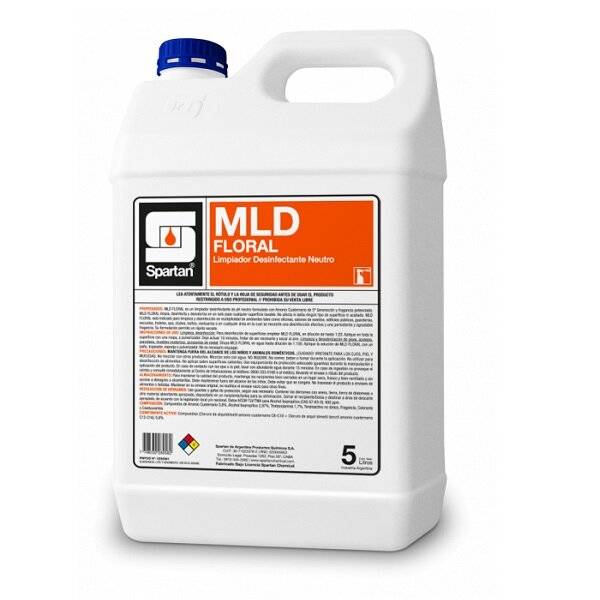 Spartan | Mld Floral Cuaternario 5° Generacion -3En1 - Concentrado Ph Neutr… | 5 L
