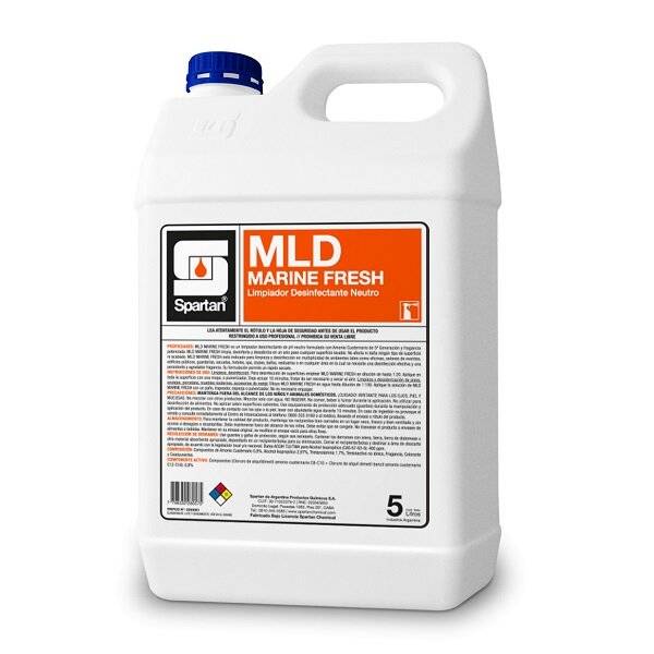 Spartan | Mld Marine Cuaternario 5° Generacion -3En1 - Concentrado Ph Neutr… | 5 L
