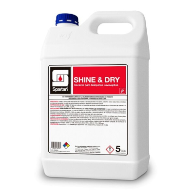 Spartan | Shine & Dry Secante Maquina Lavavajilla | 5 L | Dil 1:500