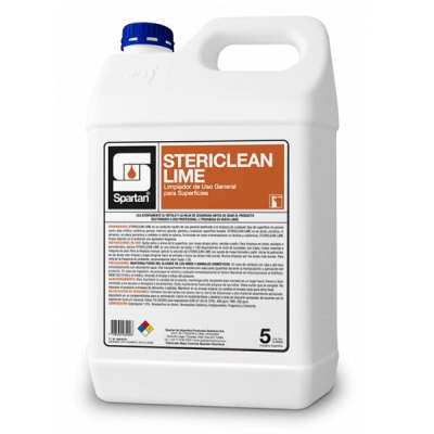 Spartan | Stericlean Lime Limpiador Desodorante Neutro Concentrado Fraganci… | 5 L | Dil 1:100