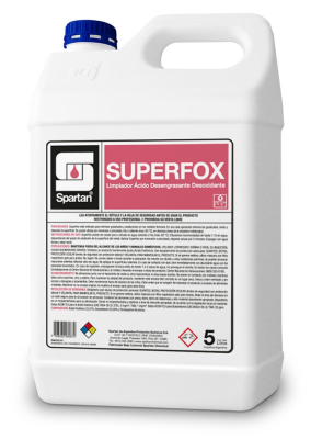 Spartan | Superfox Desoxidante X5Lt | 5 L | Dil 1:10