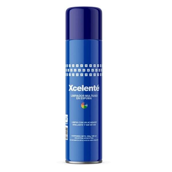 Spartan | Xcelenté Limpiador Multiuso Espuma 360Ml | 360 Ml | Uso: Puro