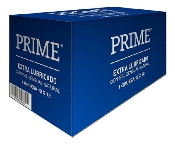 Preservativo Prime Extralubricado 144 X 1 Estuche