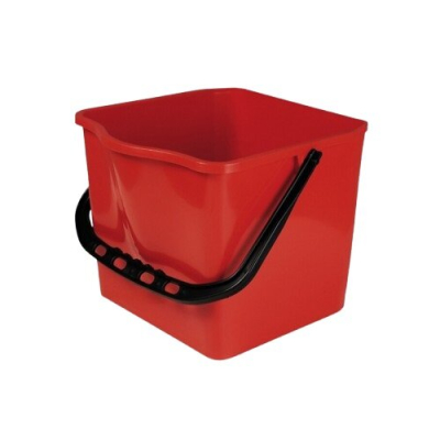 Italimpia - Balde Orión Rojo – 25 L. Sanitario, Resistente A 100 °C.