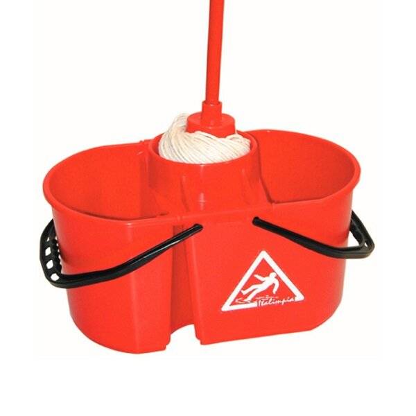 Italimpia - Kit Minimop + Balde Gemini S/Rueda + Cabo