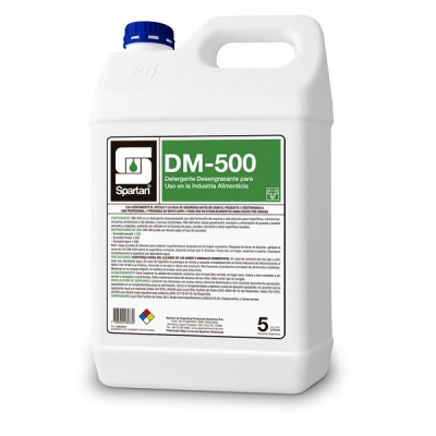 Spartan | Dm-500 Desengrasante Concentrado Industria Alimentaria | 5 L | Dil 1:500