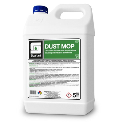 Spartan | Dust Mop Limpiador Secuestrante Polvo Base Acuosa Industria Alimentaria | 5 L | Uso: Puro