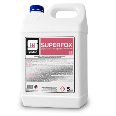 Spartan | Superfox Desoxidante X5Lt | 5 L | Dil 1:10