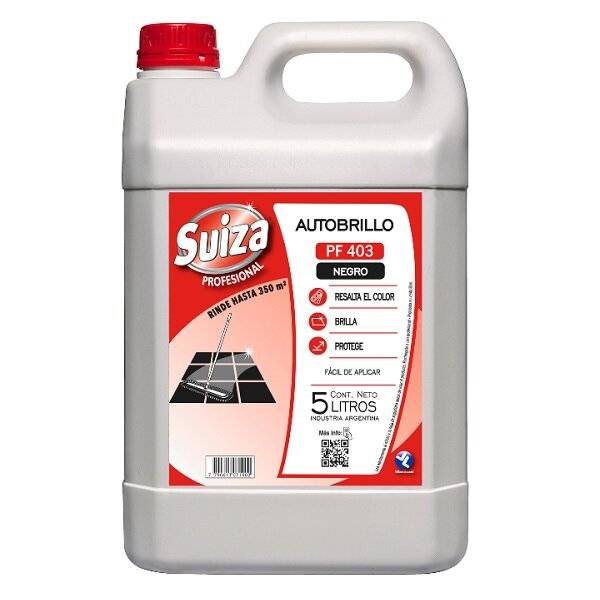 Suiza Cera Autobrillo Negro 5 L