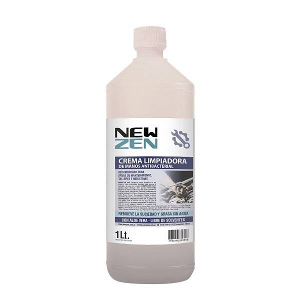 New Zen Crema New Limpiadora Manos Antibacterial Granulado 1L