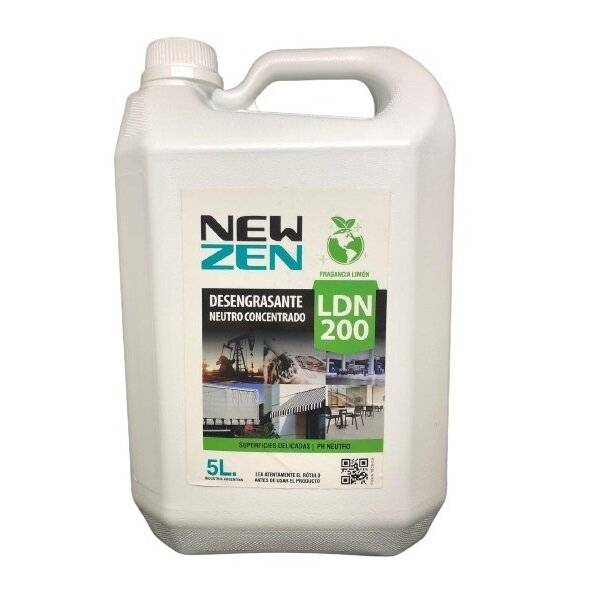 New Zen Desengrasante Ph Neutro Concentrado Ldn - 200 X 5L | Dilucion 1:125