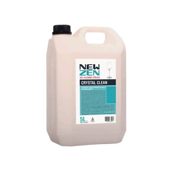 New Zen Fajinador Abrillantador De Copas - Crystal Clean X 5 Litros
