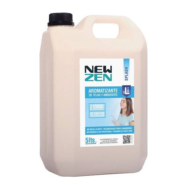New Zen Perfumante Textil Splash Li-420 X 5 Litros