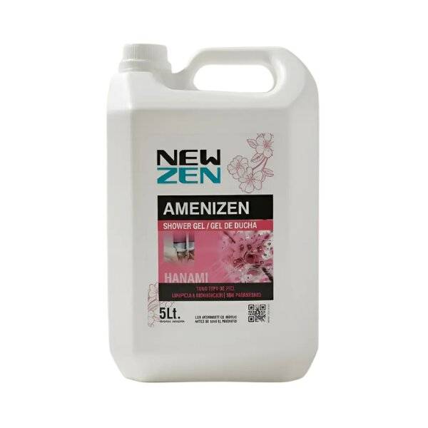 New Zen Shower Gel Ducha Premium Hanami X 5 Litros