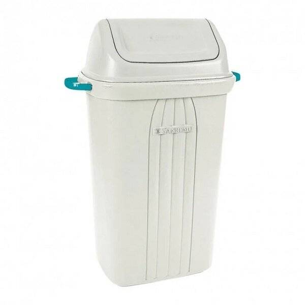 Super Pro - Cesto Con Tapa Vaiven 60Lts (9256)