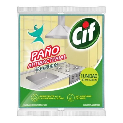 Unilever - Cif Balerina Paño Multiuso Antibacterial