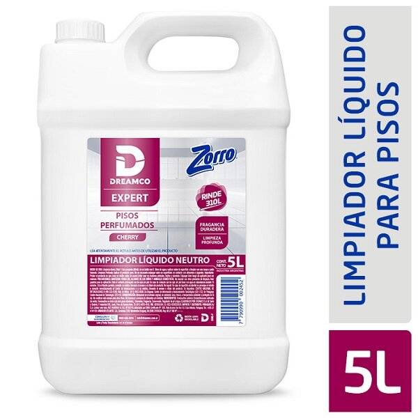 Zorro Desodorante Pisos Expert Cherry 5 L L Rinde 310 Litros