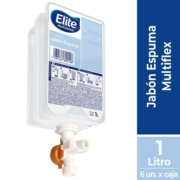 Jabón Espuma Multiflex | 1 L | 2000 Dosis | Ref. Fab: 8056