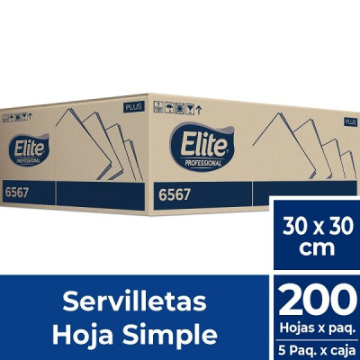Servilleta Cristal Sh Plus 33X30 | 1000 Usos | Elite | Ref. Fab: 6567