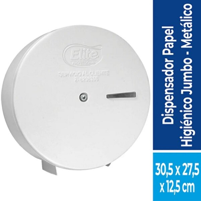 Dispenser Ph Jumbo Acero Blanco | Elite | Ref. Fab: 8739
