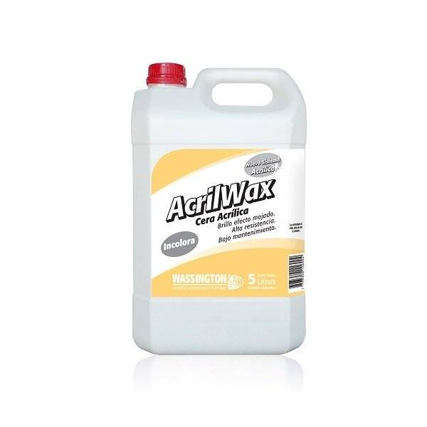 Acrilwax Cera Acrílica Incolora 5 L | Dilución: Uso Directo