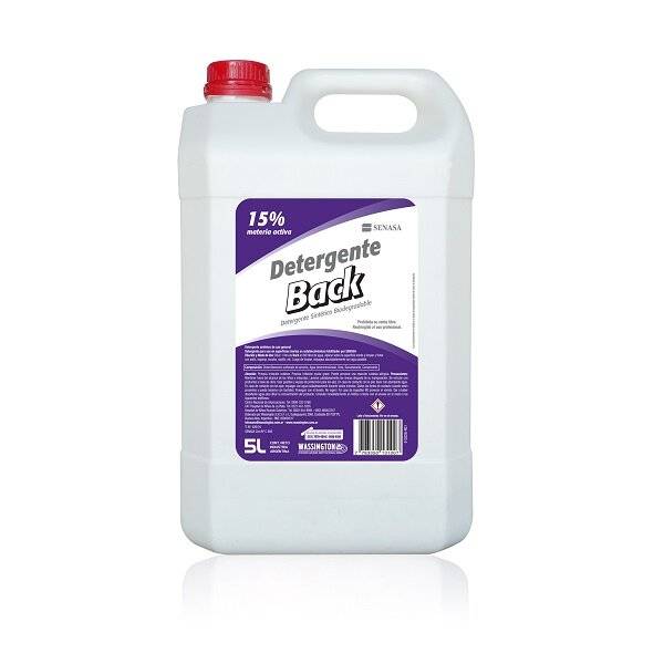 Back Detergente Concentrado 15% Ma-Senasa 5 L | Dilución: 1:20
