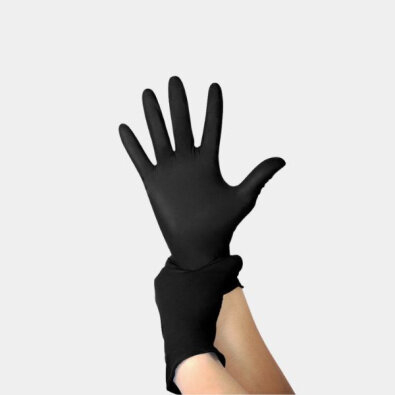 Guante Nitrilo Euromix Negro M X 100