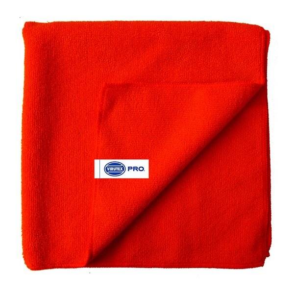Paño Microfibra Rojo | 40X40 Cm | X5 Unidades | Vtx Pro | Ref. Fab: 1100681