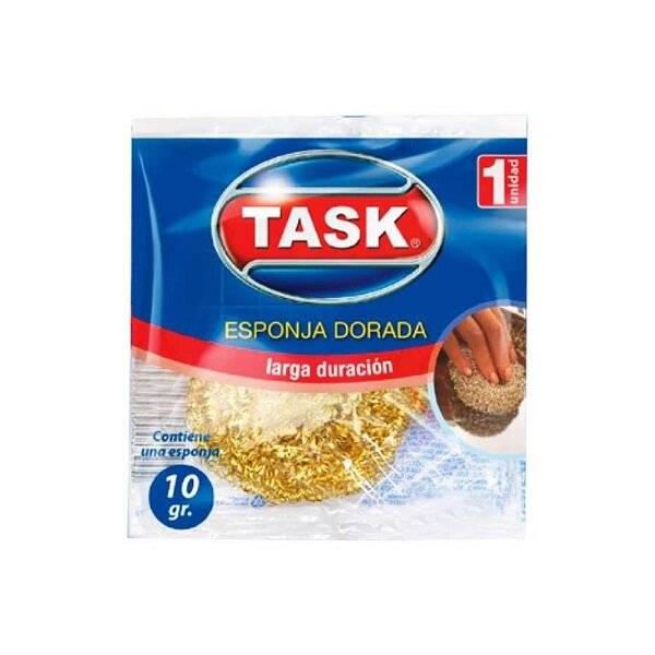 Esponja Abrasiva Dorada 15 G | Task | Limpieza Pesada | Ref. Fab: 307380
