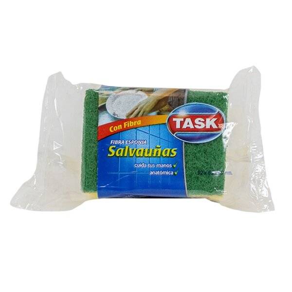 Esponja Fibra Salvauñas | Task | Superficies Delicadas | Ref. Fab: 300369