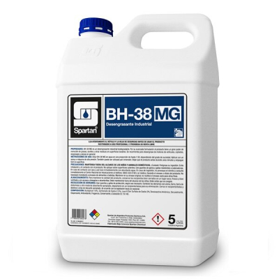 Spartan | Bh-38 Mg Deseng Industrial Biodegradable | 5 L | Dil 1:50