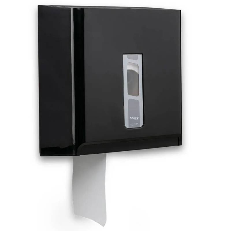 Dispenser Para Papel Higiénico Jumbo – Línea Luxury Negro | Vdi01001