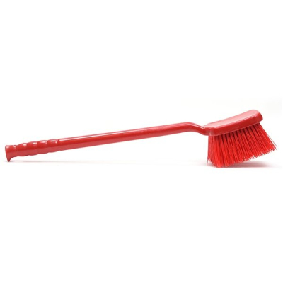 Cepillo Multiuso Pbt Alta Temperatura Mango Largo Rojo