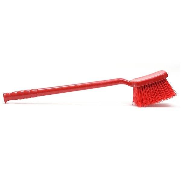 Cepillo Multiuso Pbt Alta Temperatura Mango Largo Rojo