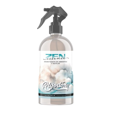 New Zen Perfumante Ambientes Algodon X 1 Litro Con Gatillo