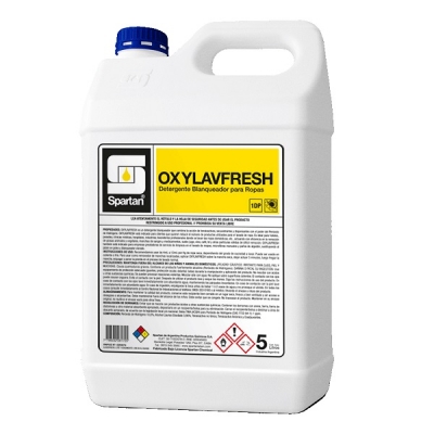 Spartan | Oxylavfresh Detergente Blanquedaor 10% Peróxido Hidrógeno | 5 L