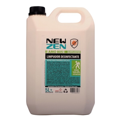 Amo 805 Limpiador Desinfectante Amonio Cuaternario 5% - (1 Litro - R 25 Lt) - 5l