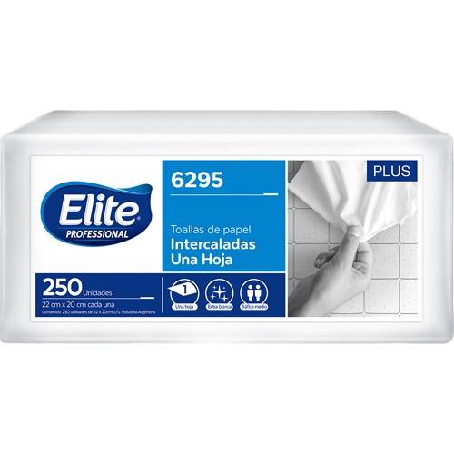 Toalla Elite Int 2 Paneles Sh Blanco Plus 2500 Hojas (6295)