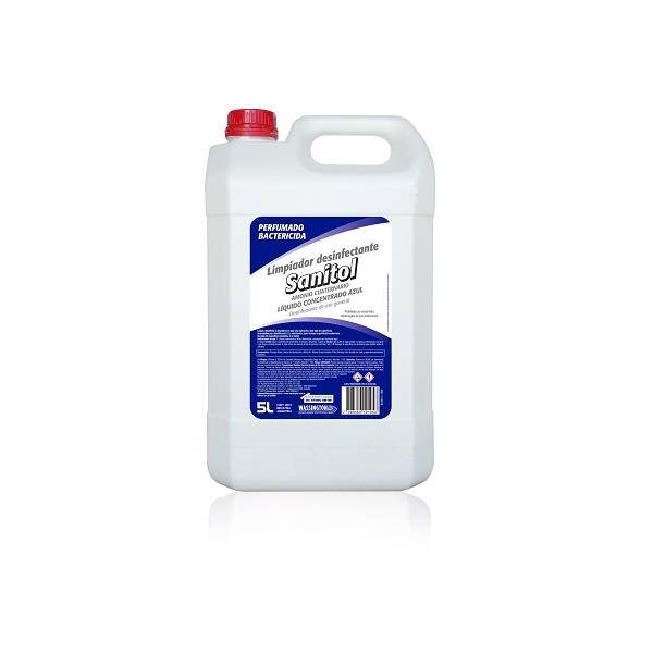 Sanitol Plus Limpiador Desinfectante Cuaternario 5 L | Dilución: 1:100