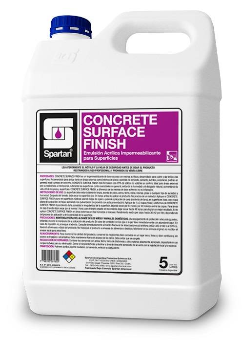 Concrete Surface Finish Imperm. Base Acuosa 5 Litros